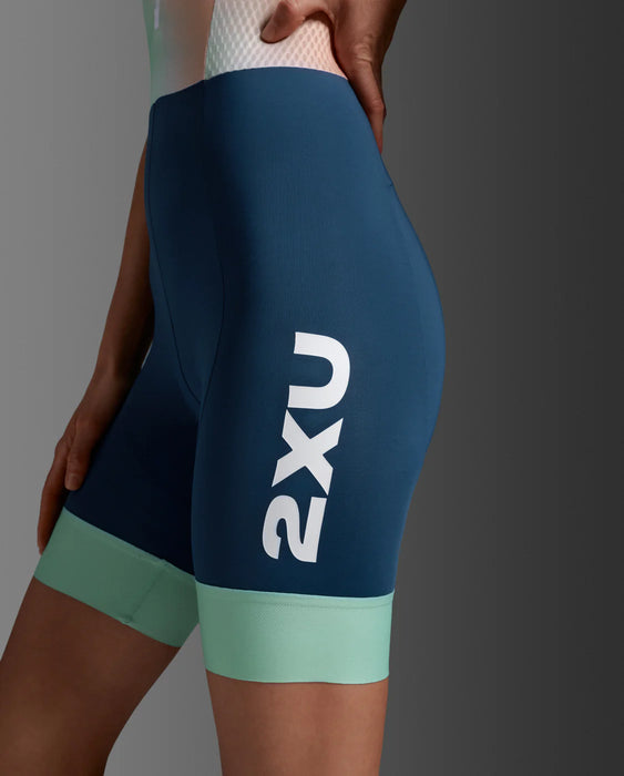 2XU Women's Aero Hex Sleeved Trisuit