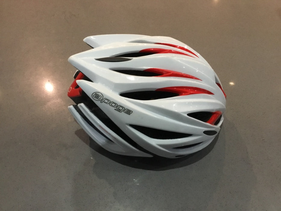 Apogee Helmet White / Red Small