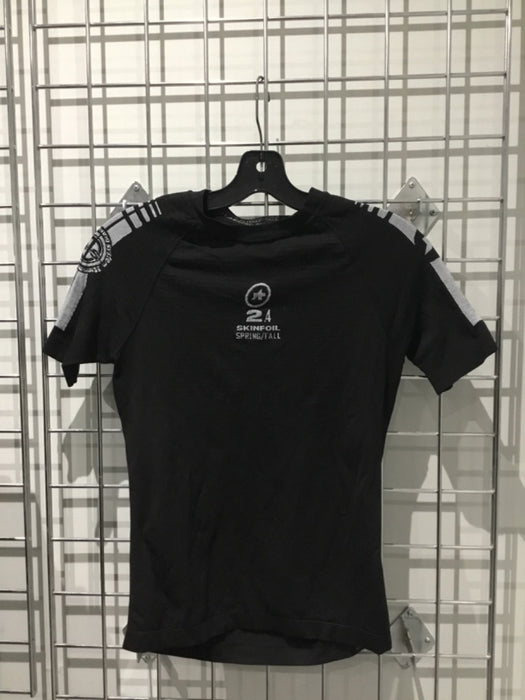 *Assos Men's Spring/Fall Short Sleeve Base Layer Black S