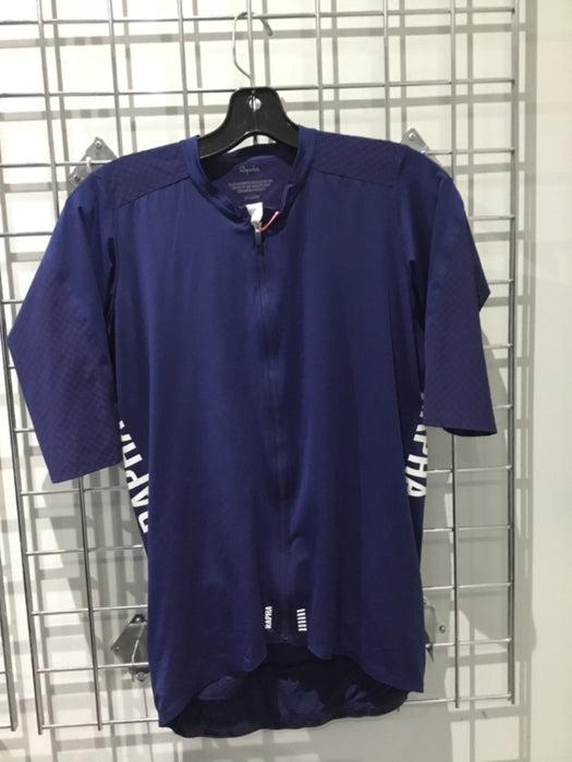 *Rapha Men's Pro Team Aero Short Sleeve Cycling Jersey Navy Blue XXL