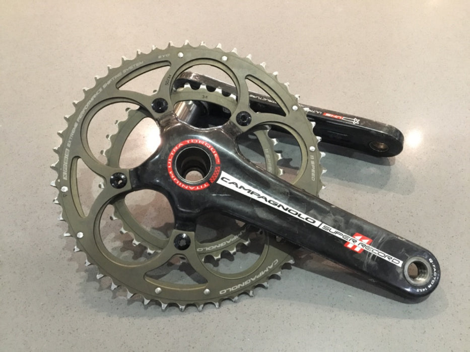 *Campagnolo Super Record 11sp Carbon Crankset  172.5 50/34