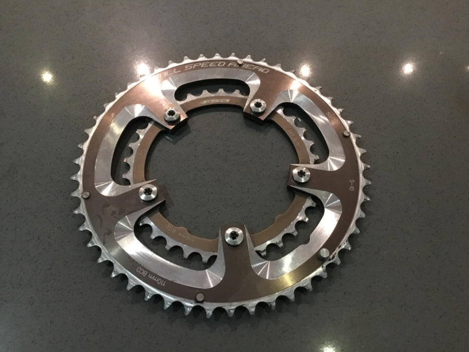 *FSA 50/34 Chainrings 50/34 5-bolt 110bcd