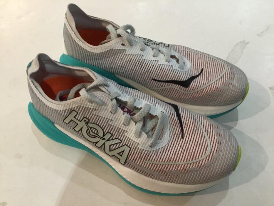 *Hoka Mach X2 Women's Running Shoe Wht/Teal 7