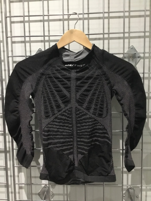 *Outwet Men's Long Sleeve Base Layer Blk/Gry S