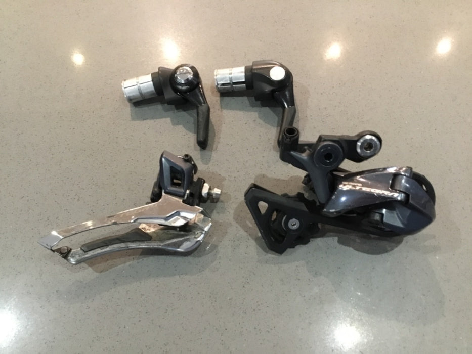 *Shimano Ultegra/Dura-Ace Mix 11sp Derailleurs & Bar End Shifters