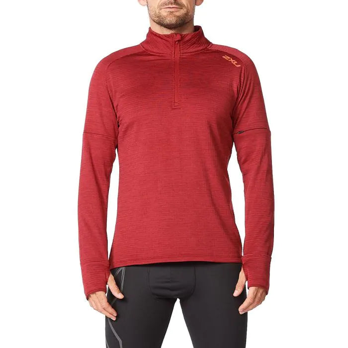 2XU Men's Ignition 1/4 Zip Long Sleeve Run Top